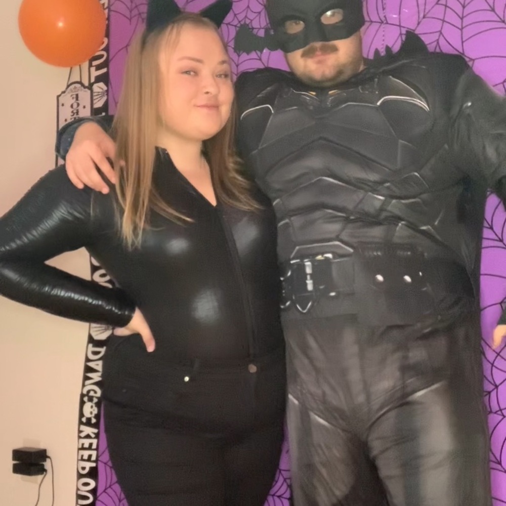 Fashion Nova Black Zip-Up Cat Woman Costume - Picture 2 of 2
